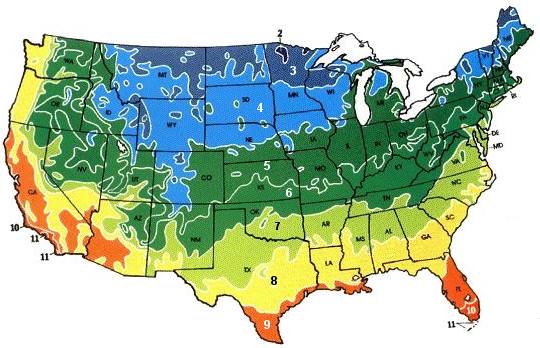 Usda Zone Map